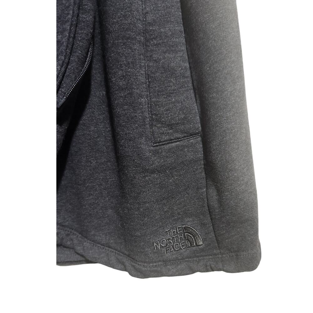 The North Face Womens Jacket Hoodie Size Medium Gray Tunic Asymmetric Full Zip - Picture 4 of 10